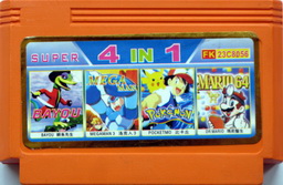 4-in-1 BAYOU, MEGAMAN3, POKETMO, DRMARIO 4-in-1 BAYOU, MEGAMAN3, POKETMO, DRMARIO